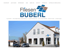 Tablet Screenshot of fliesen-buberl.de